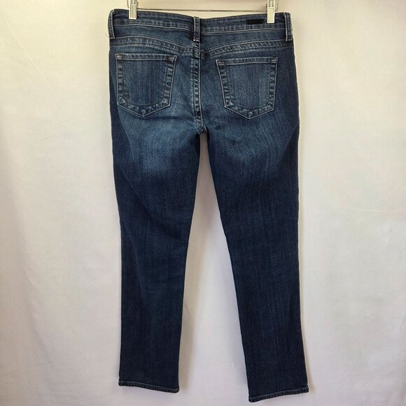 Kut From The Kloth Straight Leg Dark Wash Jeans Size 6 Short - Picture 4 of 12